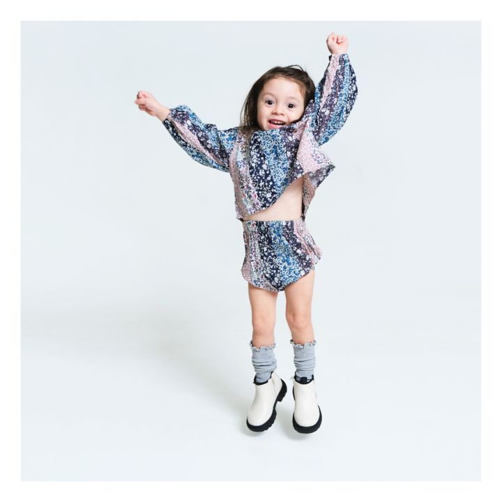 Bloomer Gabi Patchwork | Azul- Imagen del producto n°2