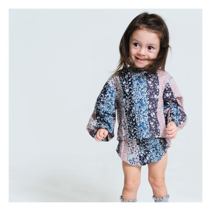 Bloomer Gabi Patchwork | Azul- Imagen del producto n°3