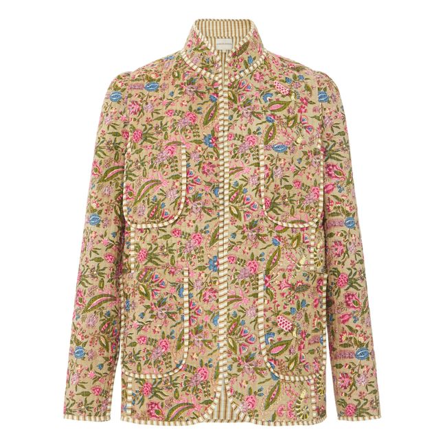 Veste Brodée Matilda Flower Garden | Vert