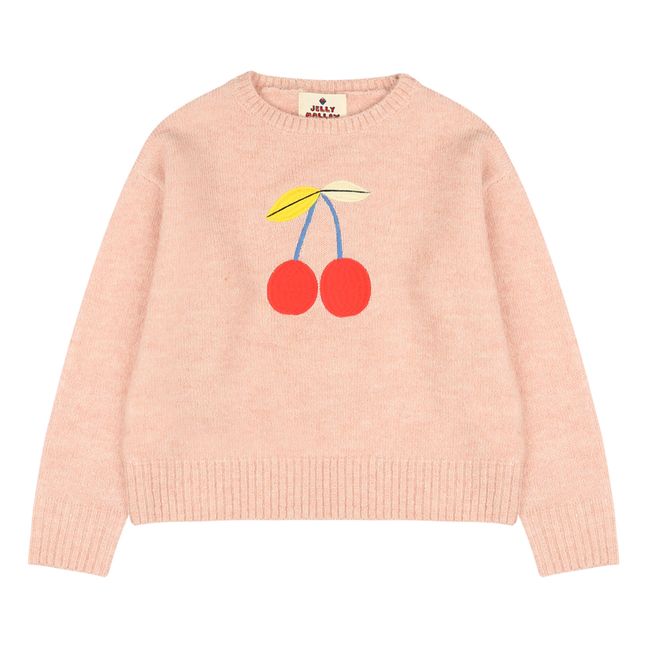 Maglia con ciliegia | Rosa