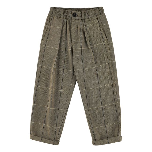Pantalon à Carreaux Arthur | Marron
