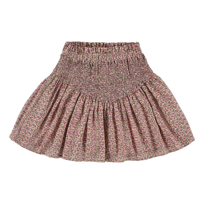 Rodate floral cotton skirt | Pink
