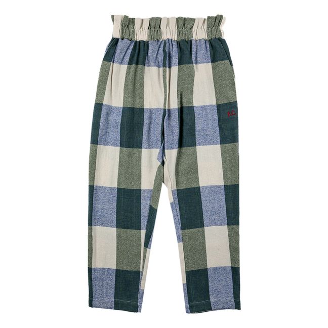 Pantalon Flanelle Carreaux | Green