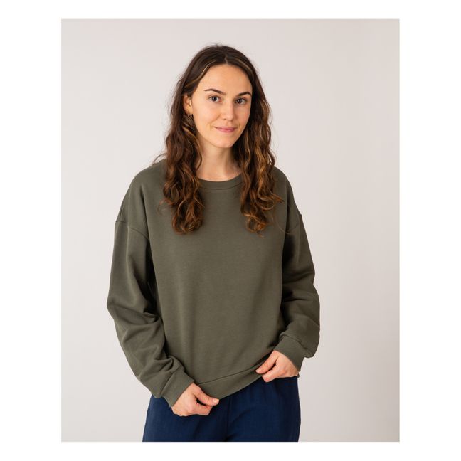 Sweat Coton Bio - Collection Femme  | Green
