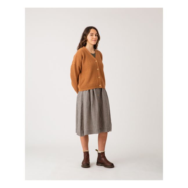 Cardigan in Materiali Riciclati - Collezione Donna  | Ocra