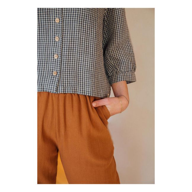 Pantalon Coton Bio - Collection Femme  | Rouille