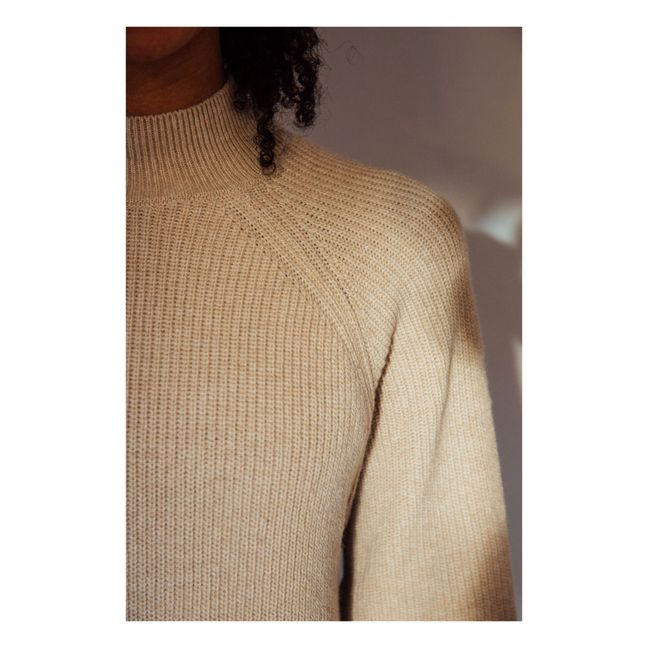 Robe Tricot Matières Recyclées - Collection Femme  | Beige
