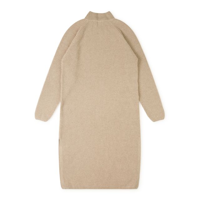 Robe Tricot Matières Recyclées - Collection Femme  | Beige