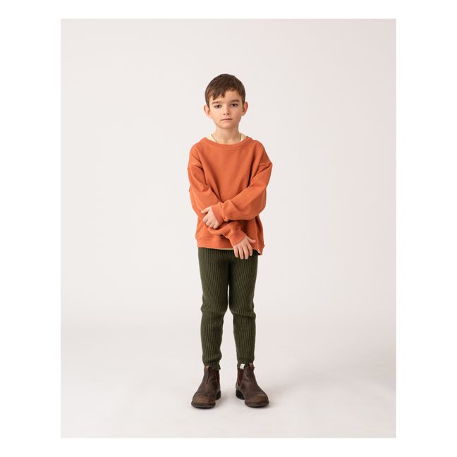 Sweat Coton Bio | Terracotta