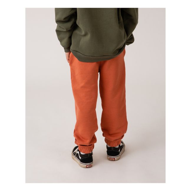 Pantaloni Jogger in cotone bio | Terracotta