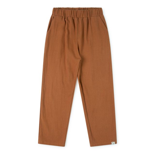 Pantalon Coton Bio | Caramel