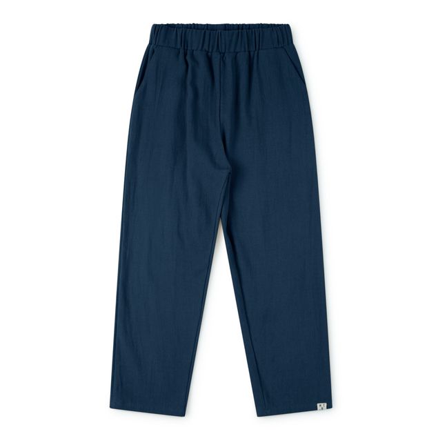 Pantalon Coton Bio | Bleu marine