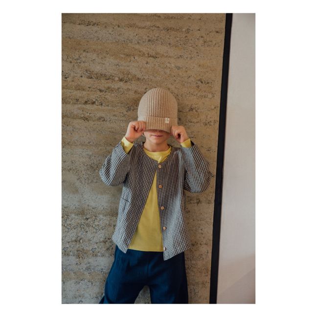 Recycled materials hat | Beige