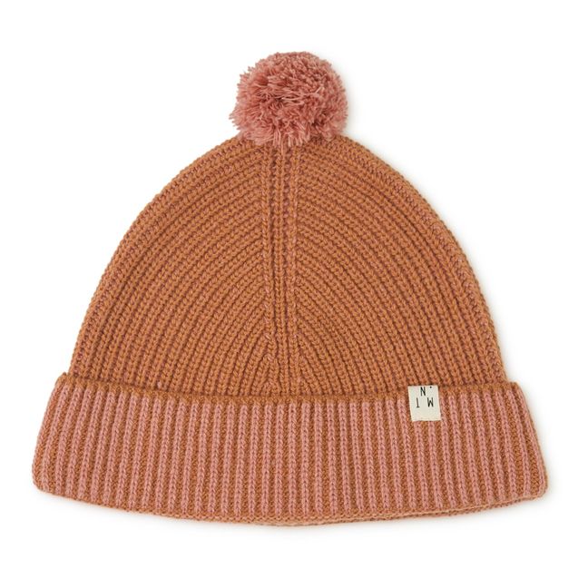 Bonnet Matières Recyclées Pompon | Rust