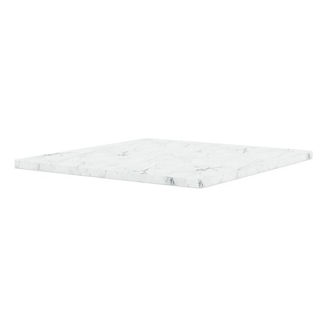 Top panel pour module Panton wire | Marbré blanc