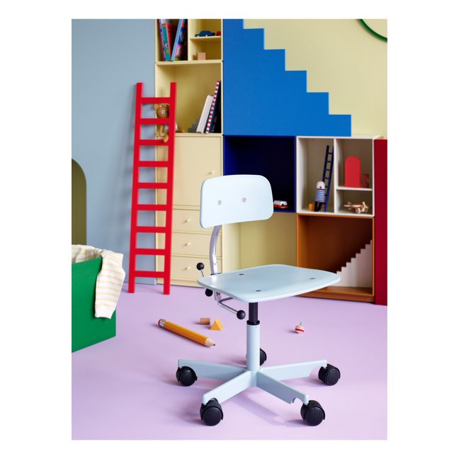 Silla de escritorio infantil Kevi | Azul Cielo