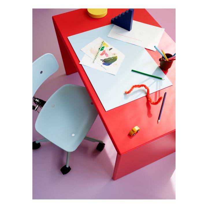 Sedia da ufficio Kevi per bambini | Azzurro- Immagine del prodotto n°2