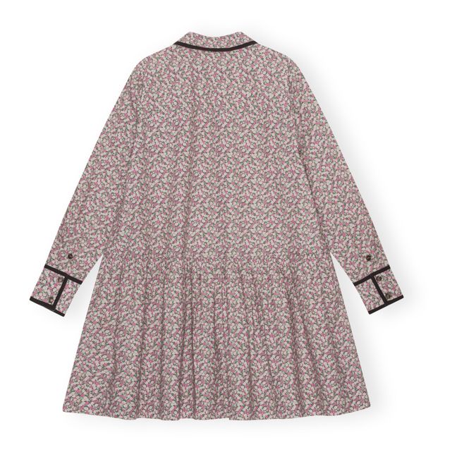 Robe Chemise Imprimée Coton Bio | Rose