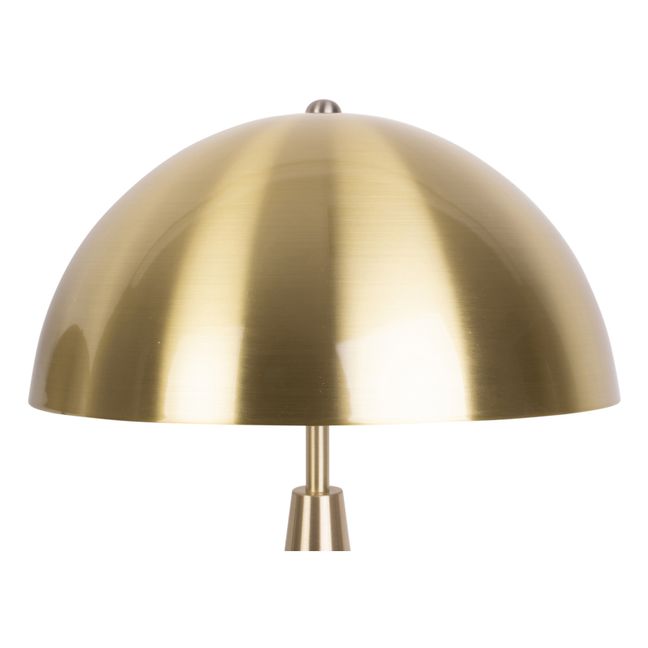 Sublime lámpara de sobremesa de metal | Dorado