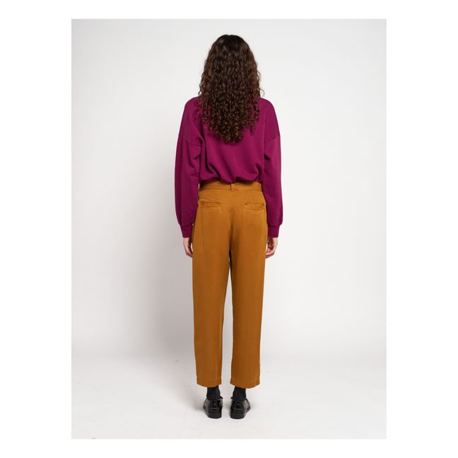 Sweat Coton Bio - Collection Femme  | Prune
