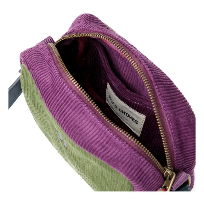 Sac Velours Côtelé Polyester Recyclé - Collection Femme  | Vert kaki