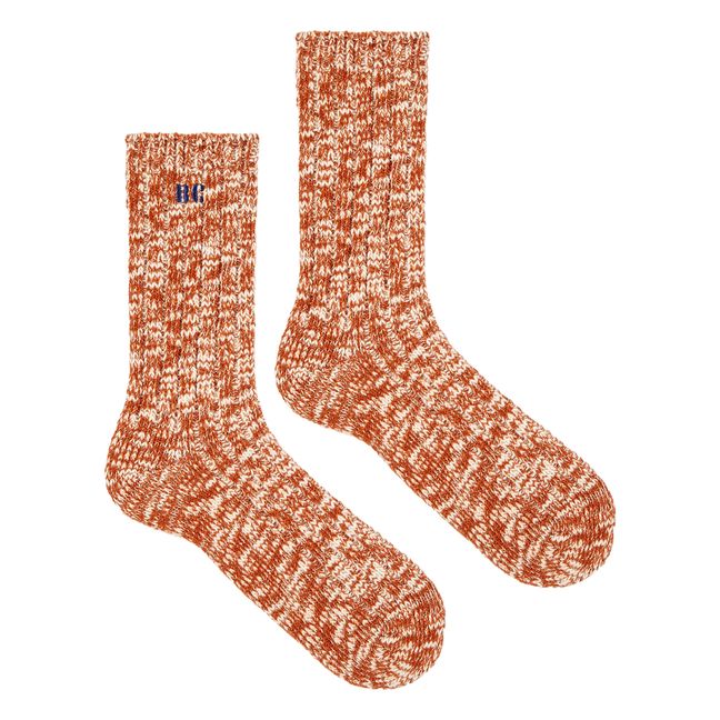 Chinées Socks - Women's collection  | Rust