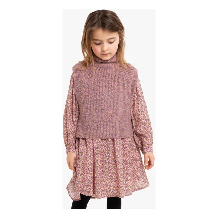 Maglione senza maniche Mollie | Rosa- Immagine del prodotto n°1