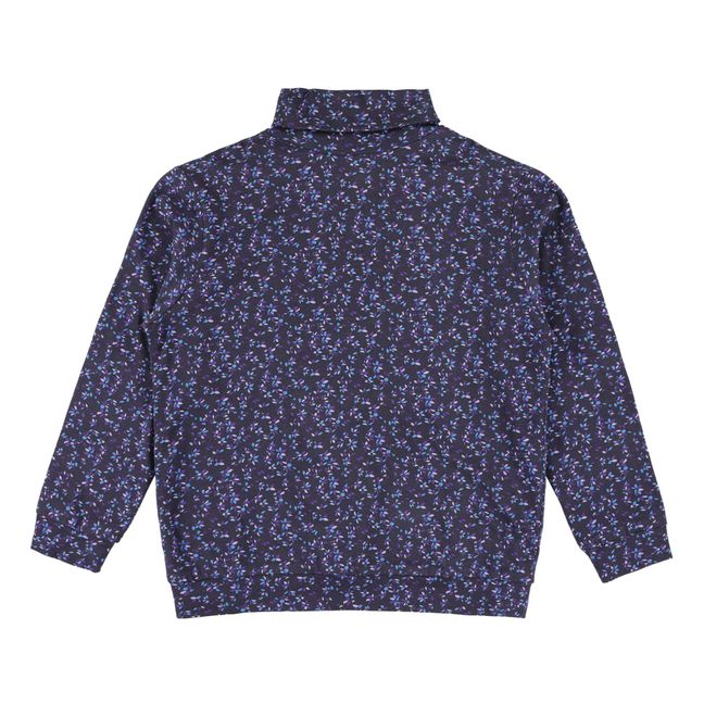 Maglione a fiori Roll | Blu