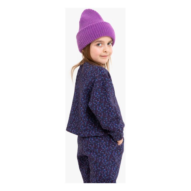 Maglione a fiori Roll | Blu