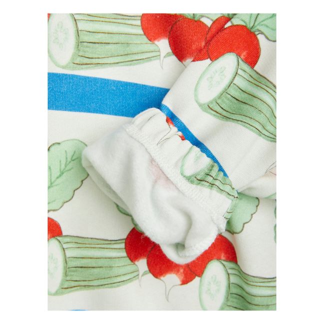 Sweat Coton Bio Veggie | Blanc