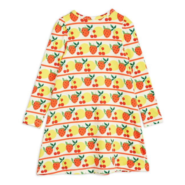 Robe Jersey Bio Fruits | Blanc