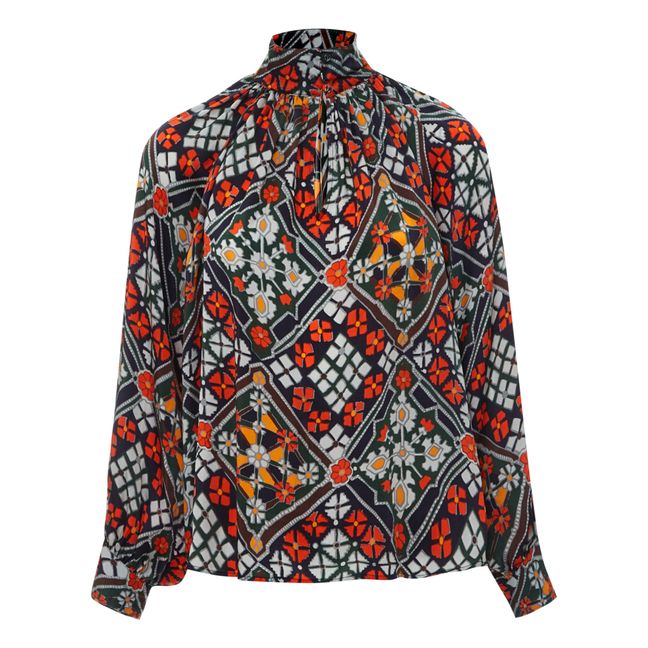 Blouse Wild Satin | Orange