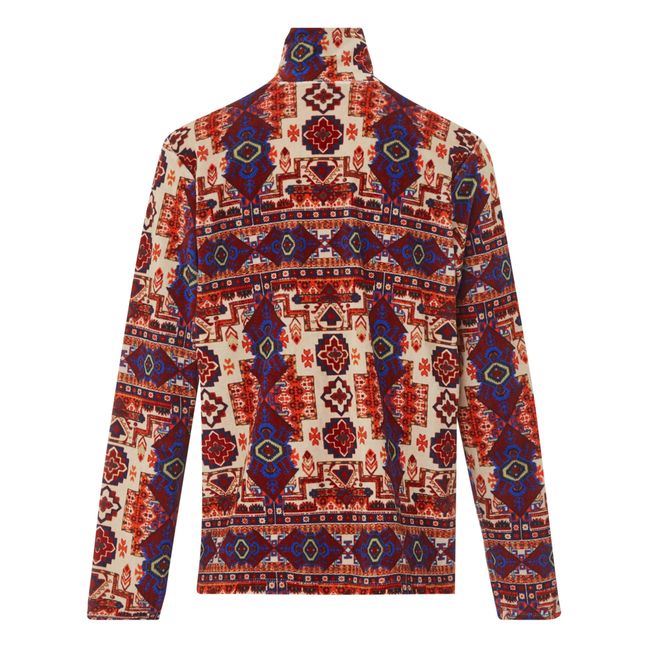 Pull Tapestry Velours | Rouge brique
