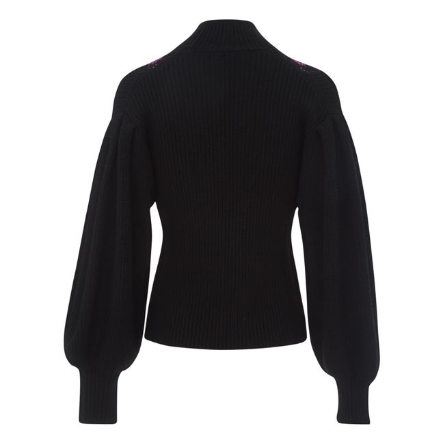 Pull Emerson Laine Mérinos Extra Fine | Nero