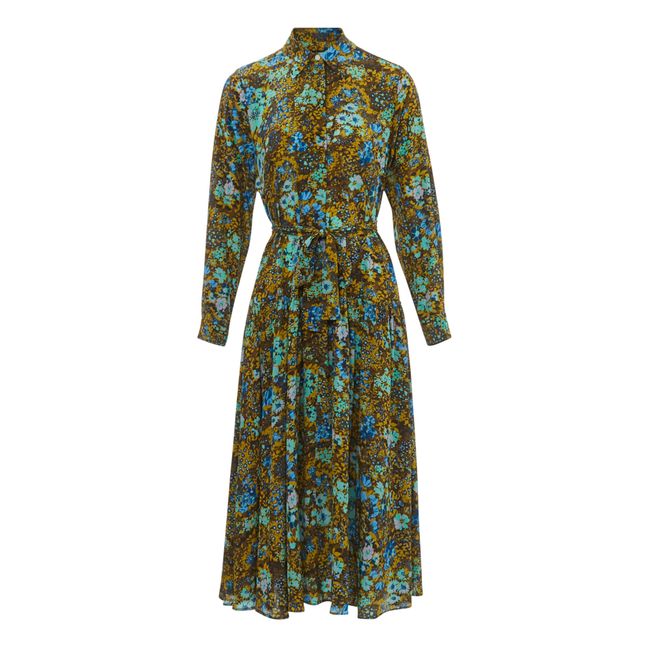 Vestido de seda Jana | Amarillo
