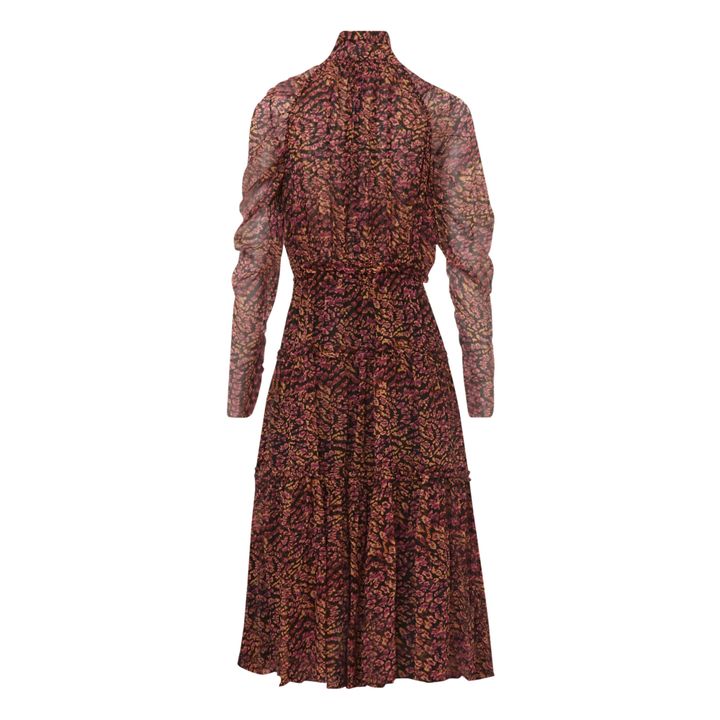 Vestido Idalia de seda | Granate- Imagen del producto n°1