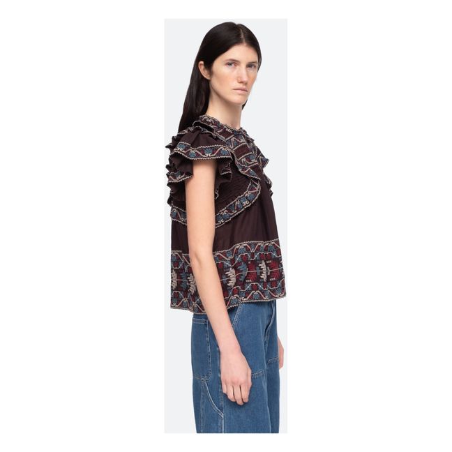 Top Ellabeth | Marron