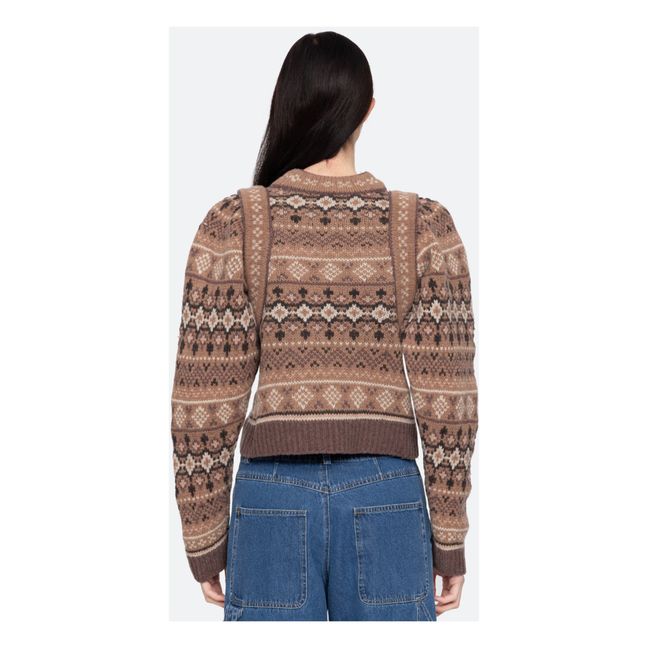 Finja Fair Woollen Jumper | Camel