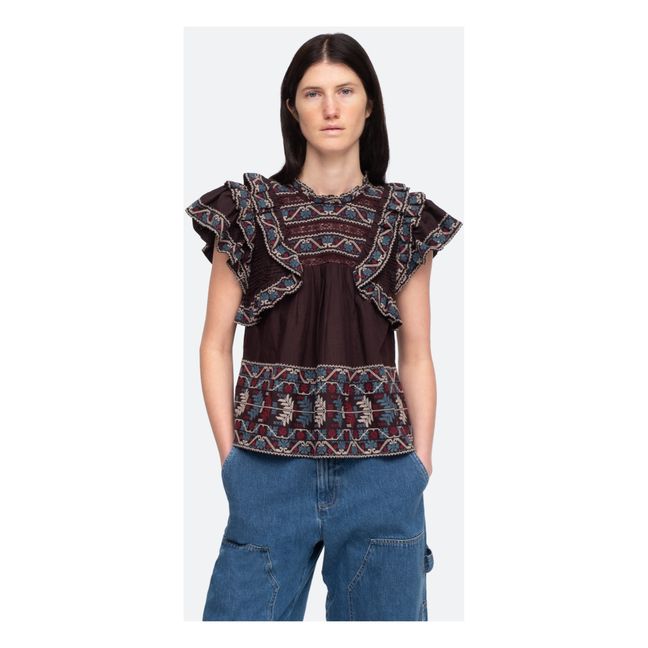 Top Ellabeth | Marron