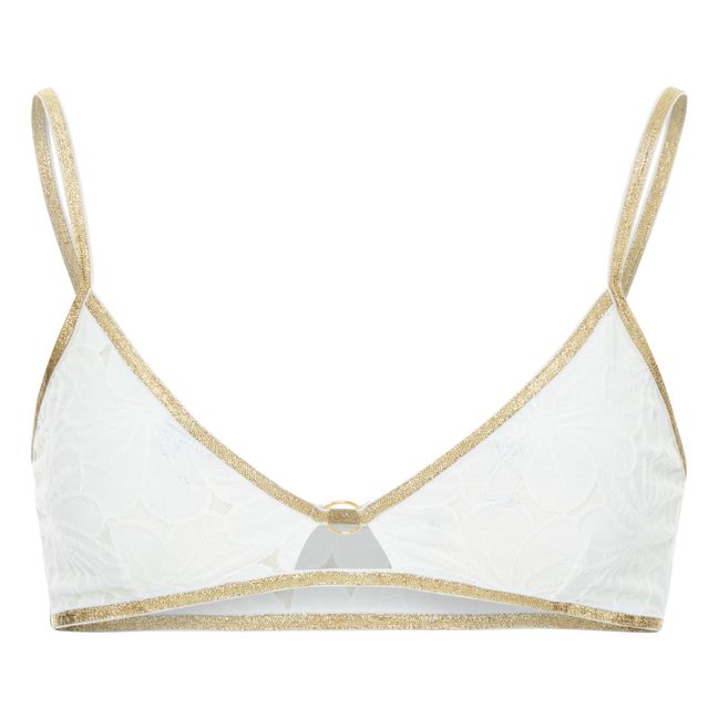Brassière Marion Broderie Anglaise | Vanille