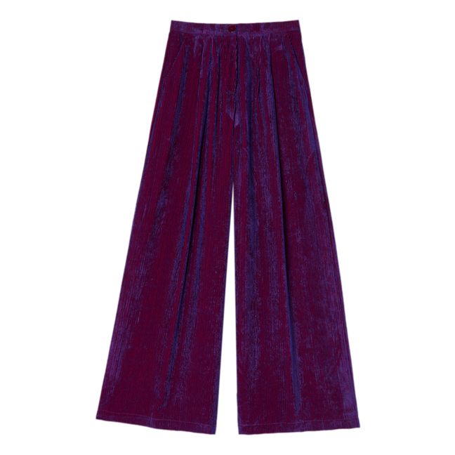 Pantalon Patrice Velours Côtelé | Purple