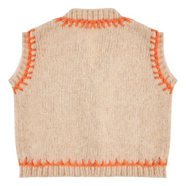 Esclusiva Stella Pardo x Smallable - Gilet Bambina Lea | Arancione