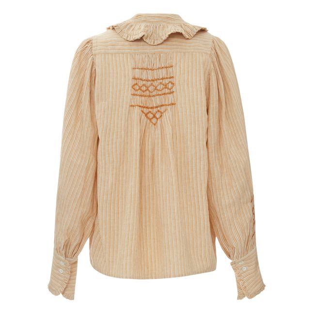 Blouse New Champa Rayures | Beige