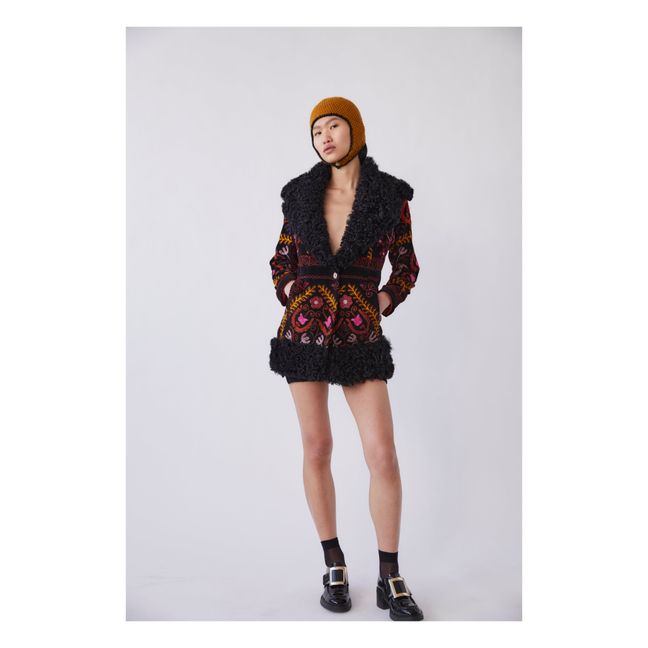 Veste Brodée Tila | Nero