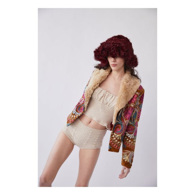 Veste Brodée Vaiana | Brun