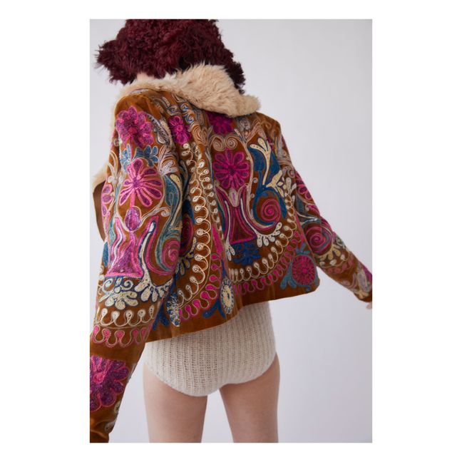 Veste Brodée Vaiana | Brun