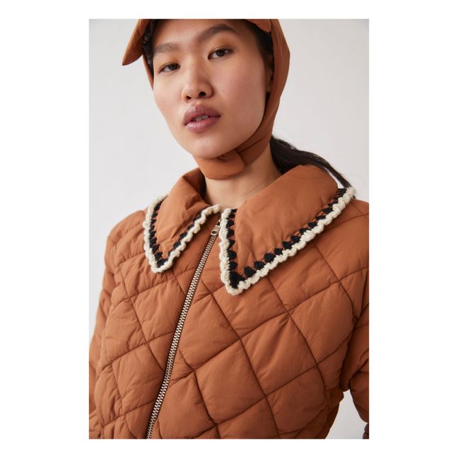Blossom Quilted Jacket | Camel