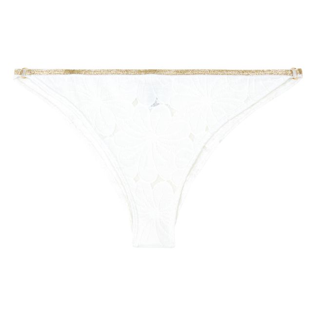 Tanga Théa Broderie Anglaise | Vanille