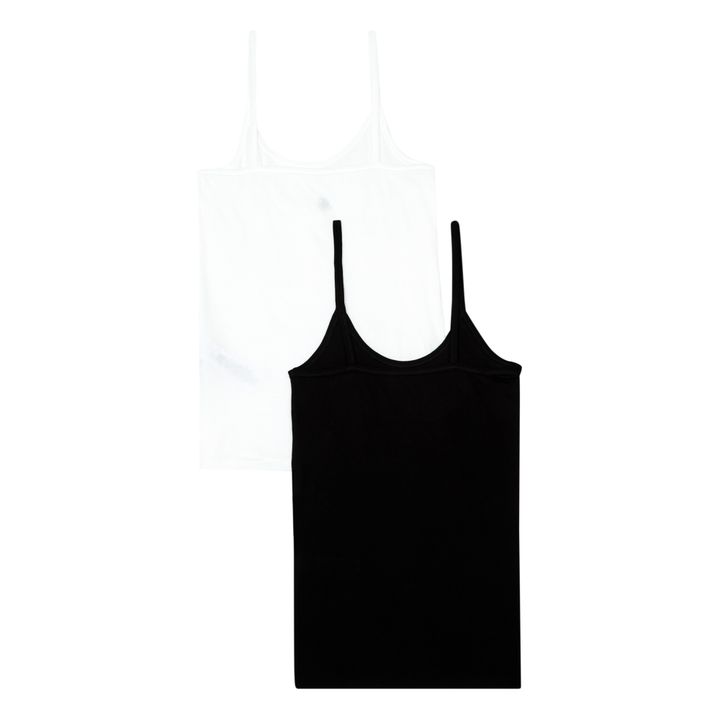 Lote de 2 camisetas de tirantes - Colección Mujer  | Blanco- Imagen del producto n°1