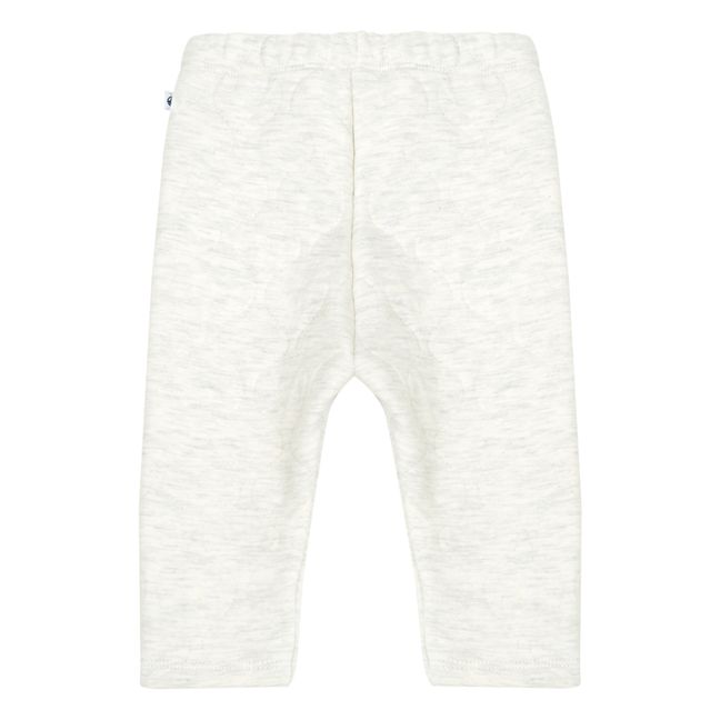 Gefütterte Babyhose | Grau Meliert